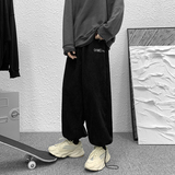 秋季日系复古刺绣灯芯裤哈伦裤男束脚休闲裤K0432-P35，男装休闲裤，星座308B-2