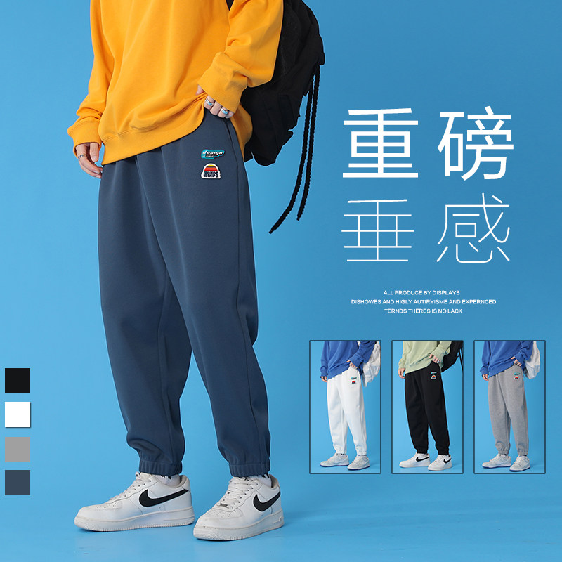 裤子男春秋款潮流百搭华格夫卫裤男士秋季休闲裤K0726-P48图片