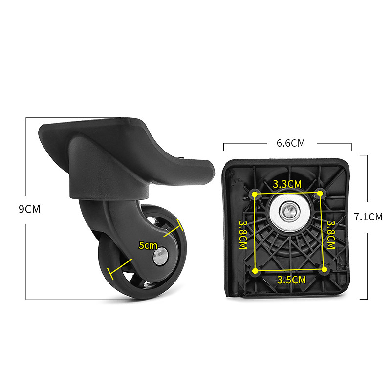 BW066#新秀丽行李箱轮子替换配件全顺A15万向轮美旅旅行箱包轱辘