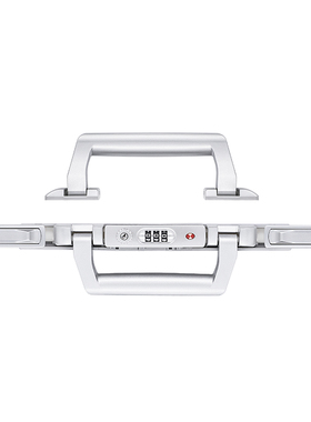 S115行李箱卡扣式锁头更换拉杆箱配件密码箱锁扣旅行箱零件密码锁