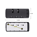 S147 锁配件皮箱普通拉链锁更换固定锁行李箱锁 拉杆箱旅行箱密码