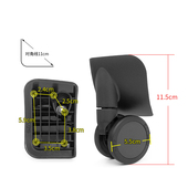 W386 dunlop行李箱静音滑滚轮更换轱辘T147 PJ219万向轮配件修理