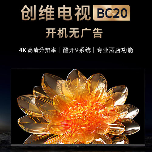创维55寸BC20工程电视机显示屏专业酒店功能双扬声器可刷机E系列