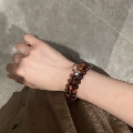 Red Tiger Eye Cross Beads