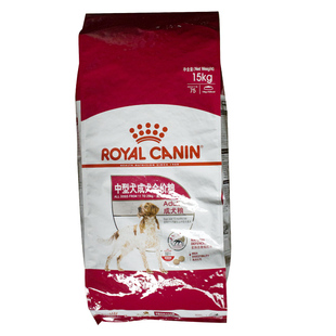皇家狗粮M25中型犬成犬粮15KG大中中型小型萨摩耶柴犬法斗主粮4kg