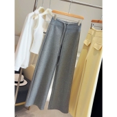 弹力百搭显瘦运动裤 高腰软糯凉感休闲裤 垂感直筒窄版 新款 子 女春季