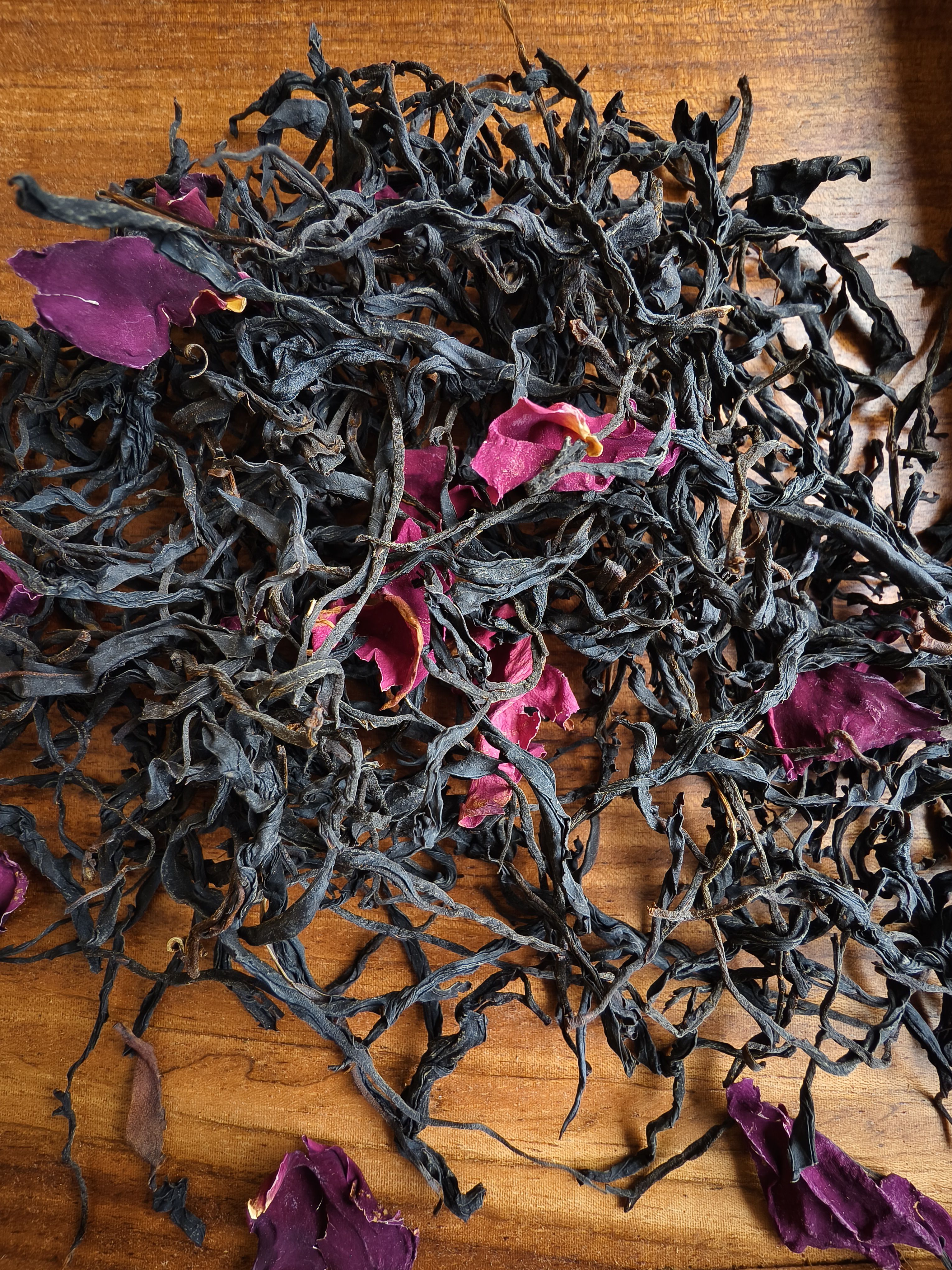 千年野生红茶加玫瑰花瓣混合型茶 100克价格 花香果香翻倍 甜蜜蜜