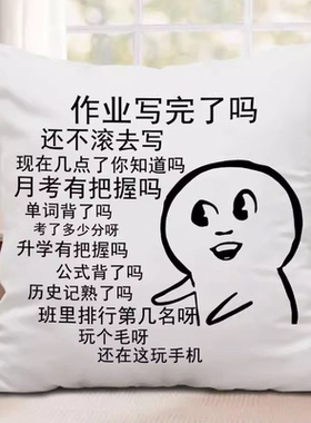 沙雕搞笑创意抱枕生日礼物送男生女生朋友同学儿童寓意实用圣诞节