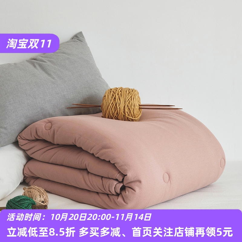 A类蓬松全棉针织棉春夏秋冬被芯