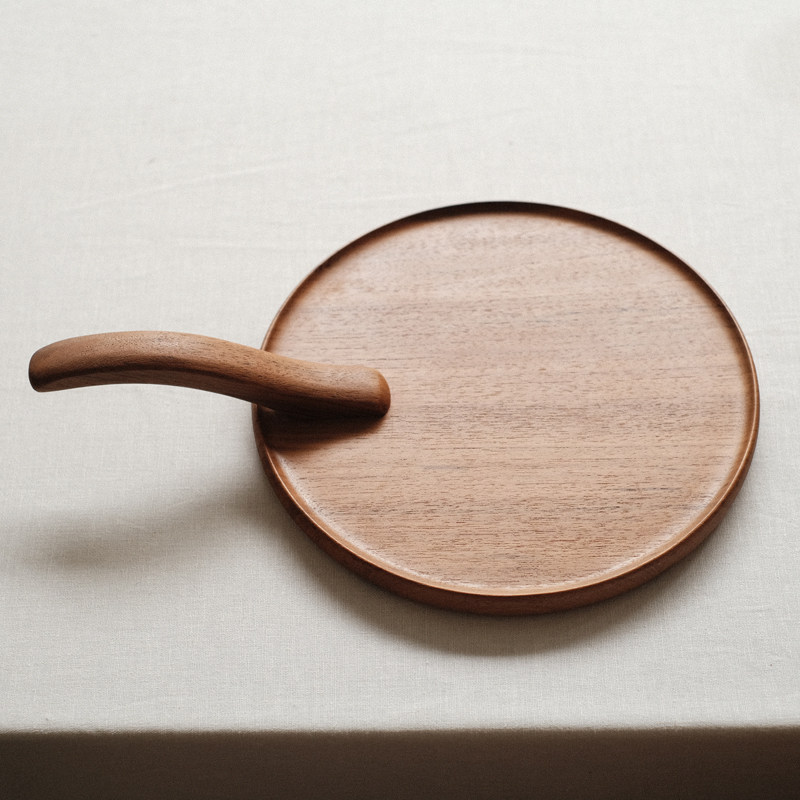 日常选物 北欧中古缅甸柚木把手托盘,餐饮具,餐用托盘,淘宝优惠券,粉丝福利购,淘宝优惠卷