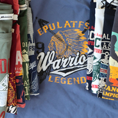 打底衫 外贸原单纯棉水洗磨毛长袖 T恤港风休闲日系复古圆领TEE四季