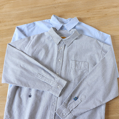 长袖复古休闲潮流小标刺绣