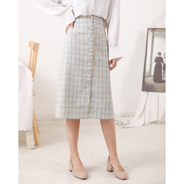skirt Campus Wind lattice Versatile The dress fashion new pattern leisure time Western style C& 28in the Women's clothing/Boutique , Skirts  category - from Buy2taobao.com to provide professional Taobao agent buy service