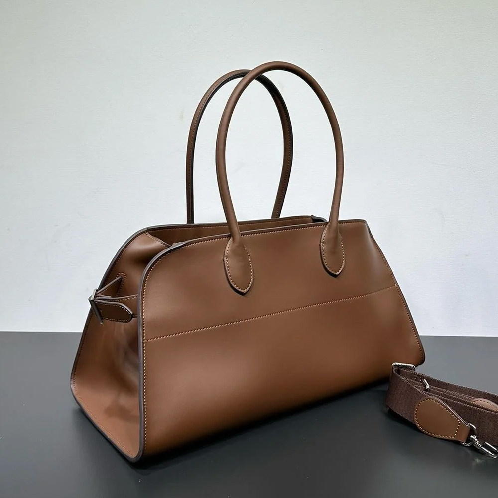 欧美经典复古牛皮托特包the tote bag2024新款质感手提真皮腋下包