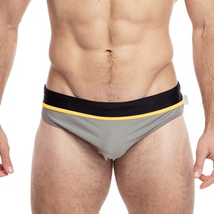 TADDLEE泳裤男泡温泉拼色男士泳裤速干低腰性感三角男士泳衣