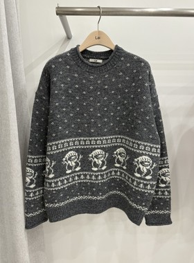 八1213韩国东大门运动户外针织衫区4538126修身正品复古冬款大气