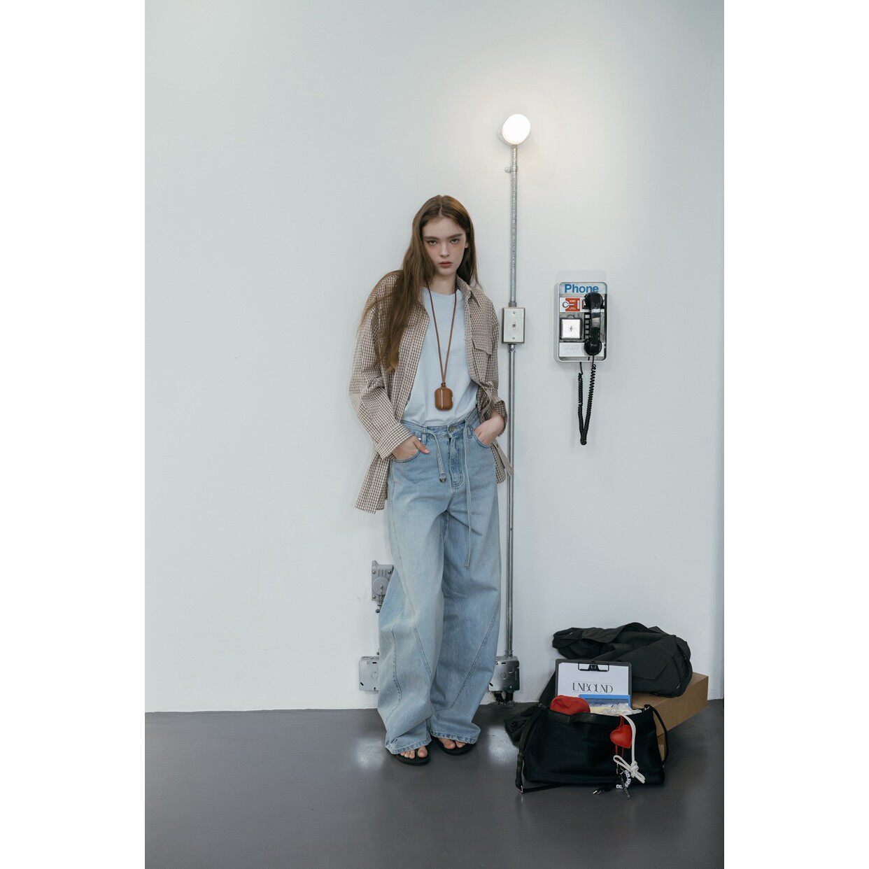 八0130韩国东大门运动牛仔裤区4560599冬季优雅正品端庄休闲个性