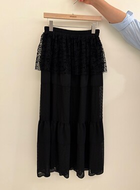 八0919韩国东大门1半身裙区4415128秋季街头通勤英伦纯色气质正品