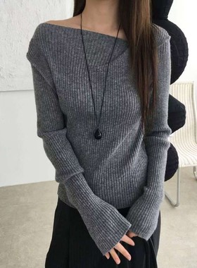九0927韩国东大门毛衣区Murmuring-8657204人气个性秋季气质通勤