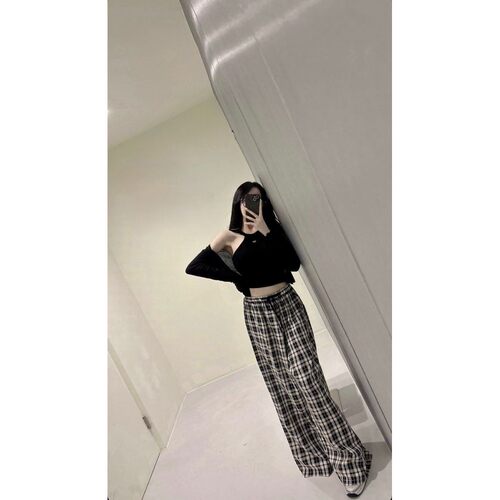 九1012韩国东大门休闲长裤区satine-8668442直邮清新人气简约秋季