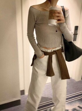 九1129韩国东大门t恤区NEEDMORE-8715339清新甜美复古秋冬时装