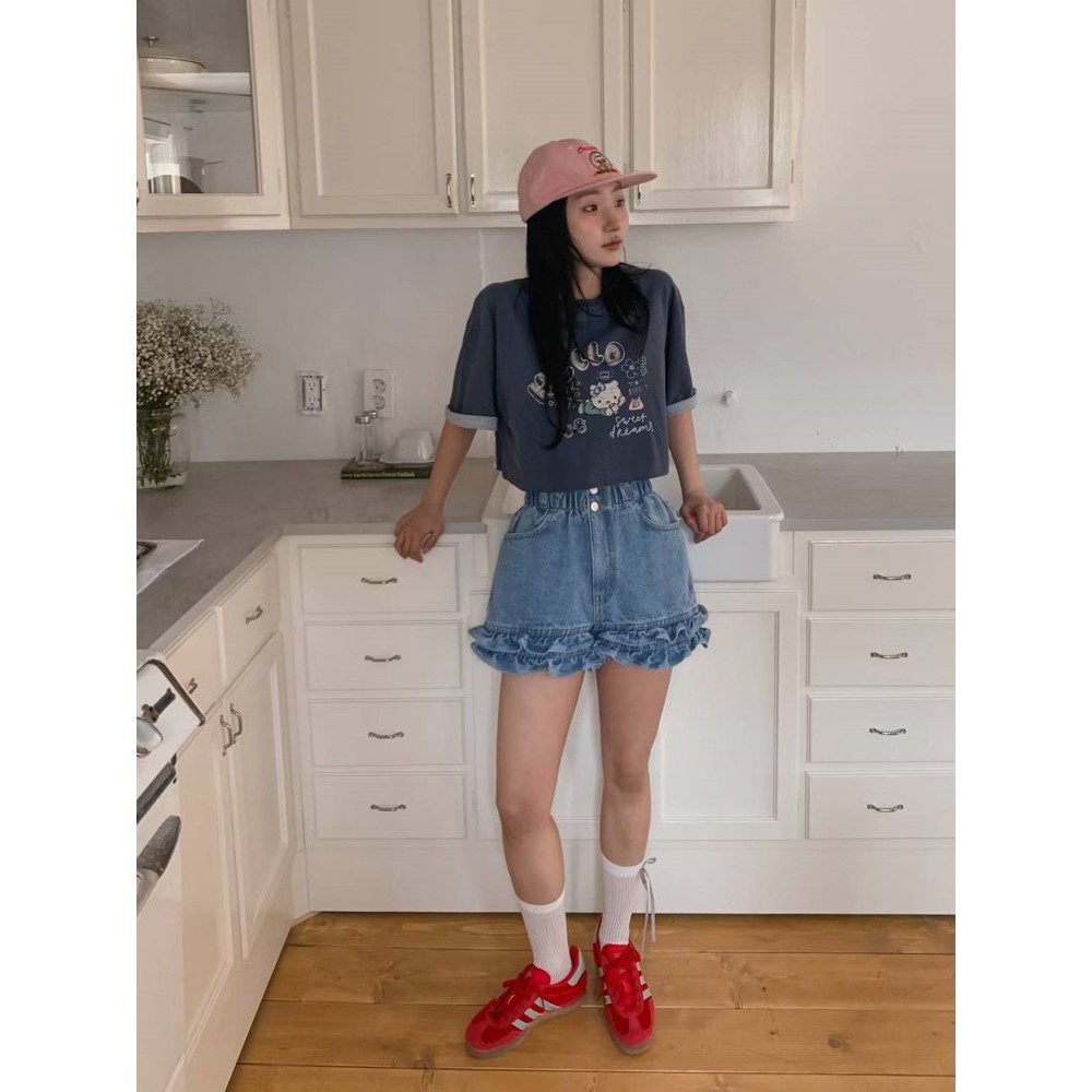 九0716韩国东大门运动短裤1区HEXX-8583299气质韩版复古可爱街舞