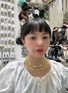 八0514韩国东大门首饰项链4229398可爱气质夏季复古正品街舞休闲