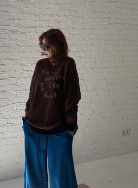 九0927韩国东大门t恤区ParisMatch-8655421瑞丽冬款街头新款独特