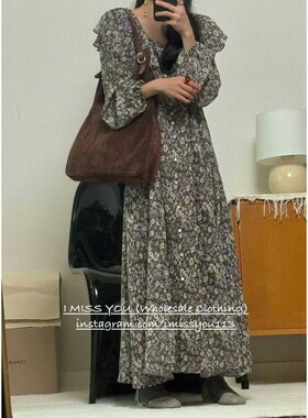 九0927韩国东大门连衣裙区IMISSYOU-8654610独特直邮气质甜美浪漫