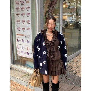 八1213韩国东大门运动户外毛衣区4536445可爱清新冬季 炸街正品