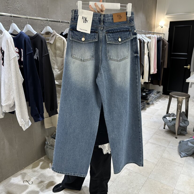 八0130韩国东大门运动牛仔裤区4559733冬季百搭正品流行休闲简洁