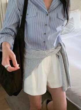 九1129韩国东大门衬衫-区NEEDMORE-8715343炸街秋季学院通勤风格