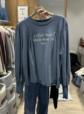 八1213韩国东大门运动瑜伽T恤区4536137直邮别致人气百搭春季都市