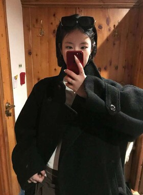 九1217韩国东大门大衣区OLISEOUL-8734088甜美潮流春冬高端韩版