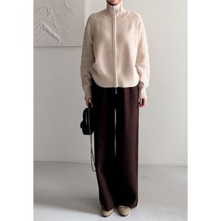 九1129韩国东大门毛衣区AFTERGLOW-8713766秋季大气通勤浪漫纯色