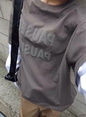 九0927韩国东大门t恤区ous-8656255休闲复古直邮档口人气欧美秋季