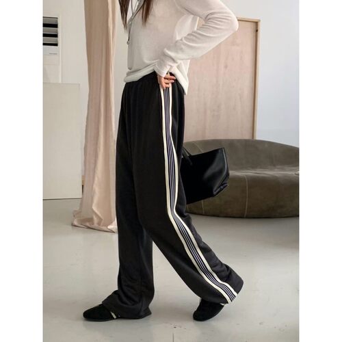 九0322韩国东大门休闲长裤区AREING-8753678街舞通勤欧美纯色洋气