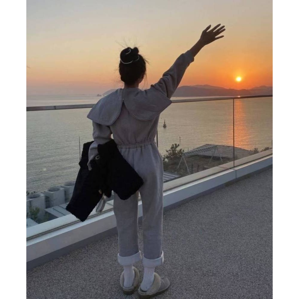 九1111韩国东大门休闲长裤连体裤区winsome-8695535纯色大气正品