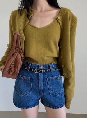 九1024韩国东大门套装区VERANDA-8678173简洁冬款舒适新款复古