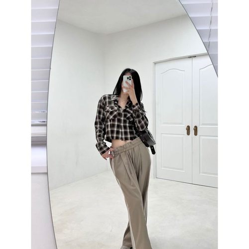 九1012韩国东大门休闲长裤区satine-8667949人气简约秋季洋气通勤