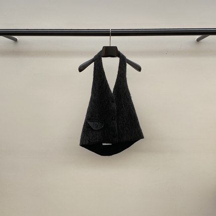 八1213韩国东大门背心热销区4536400正品复古冬款大气新款欧美