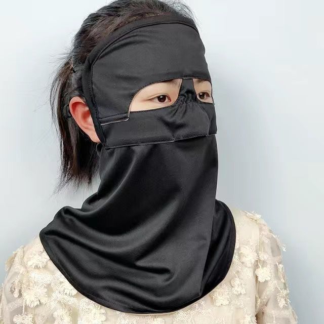 面部防晒罩全脸薄夏季冰