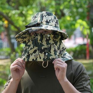 太阳能充电风扇帽子男女士夏防晒太阳帽户外遮阳钓鱼带风扇采茶帽