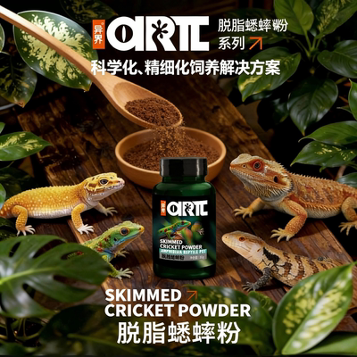 睫角豹纹守宫高蛋白蟋蟀粉昆虫粉