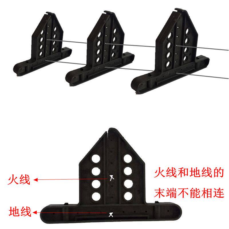 전자 쥐덫 가정용 전기 고양이 마우스 킬러 마우스 구충제 액세서리 절연 삼각형 브래킷 마우스 트랩 와이어