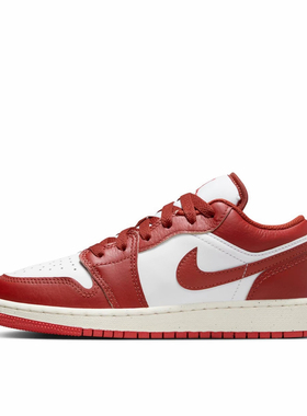 耐克Air Jordan 1 Low AJ1白红板鞋FJ3465-160广东we仓倒卖勿扰
