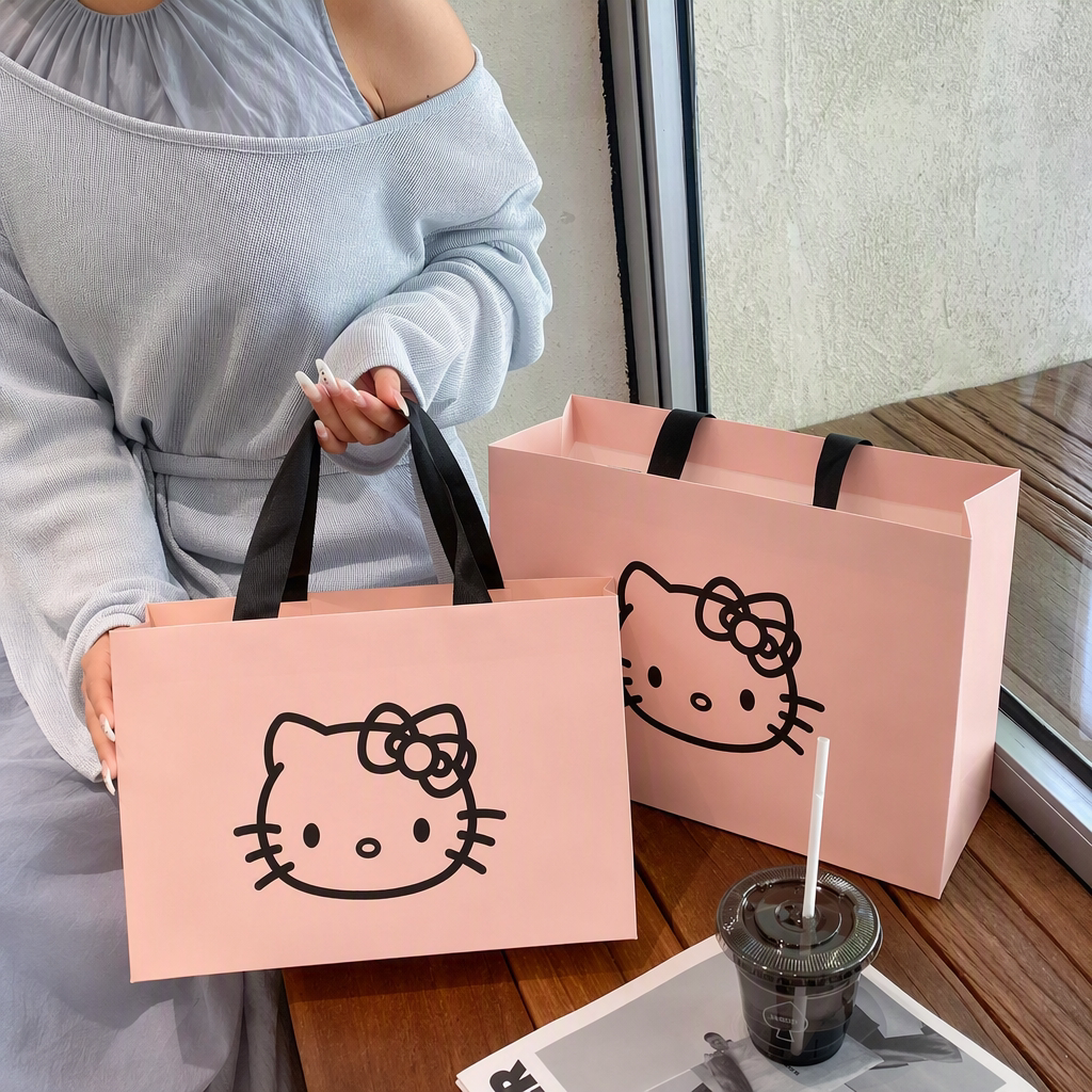 时尚服装店手提袋定制女装包装袋加厚纸袋大容量高端礼品袋子Y627