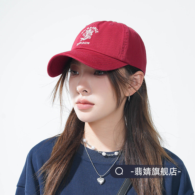鸭舌帽女棒球帽子2026新款男大脸显脸小宽帽檐加大加深顶软顶遮阳