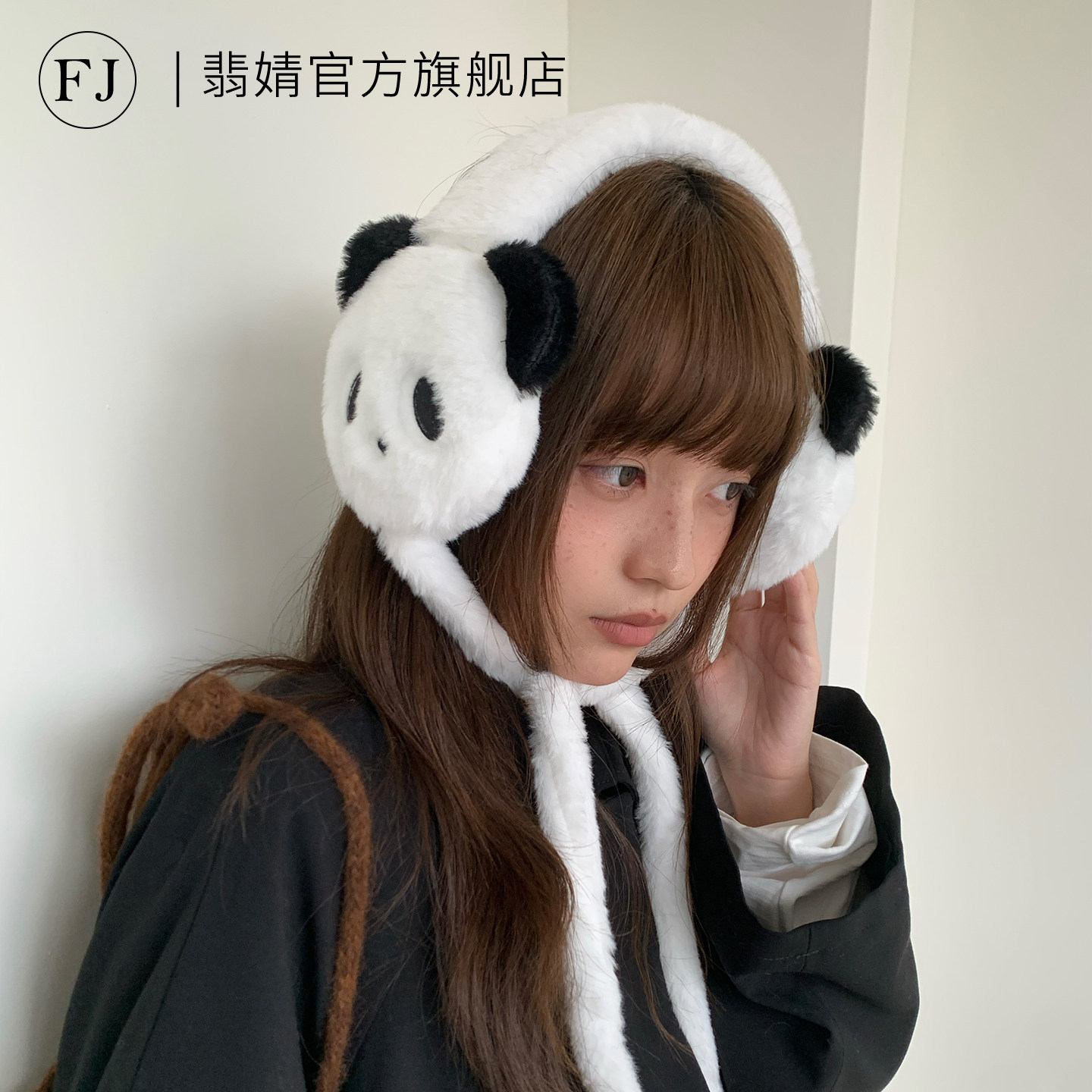 护耳罩女防寒保暖冬耳包骑行防冻毛毛可爱针织耳套毛茸茸耳暖毛绒