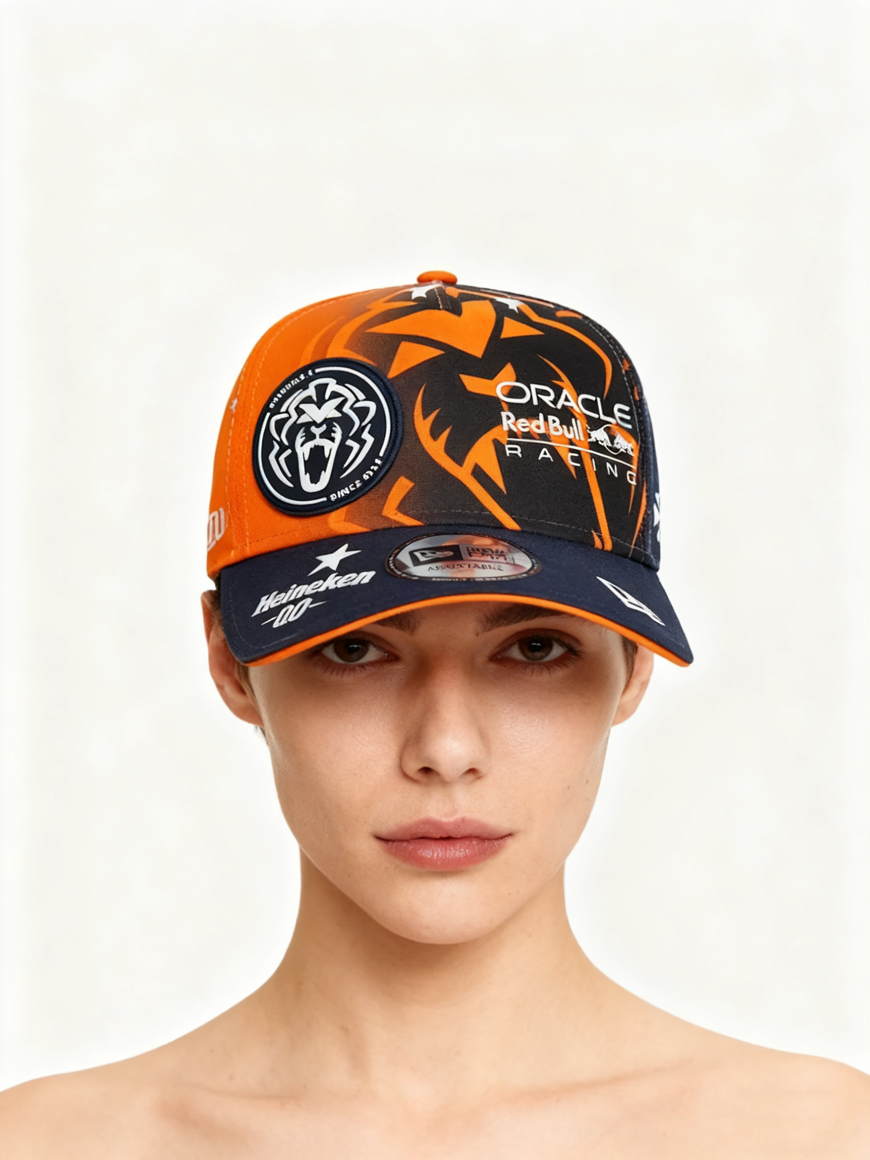 2024新款赛车帽红牛车队卡丁机车